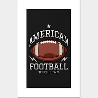 American Football Touch Down Posters and Art